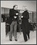 Director/choreographer Ron Field and Lauren Bacall in rehearsal for the stage production Applause