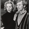 Lauren Bacall and Len Cariou in rehearsal for the stage production Applause