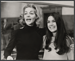 Lauren Bacall and Diane McAfee in rehearsal for the stage production Applause