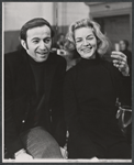 Director/choreographer Ron Field and Lauren Bacall in rehearsal for the stage production Applause