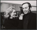Lauren Bacall and director/choreographer Ron Field in rehearsal for the stage production Applause