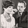 Valerie French and Francis Matthews in rehearsal for the stage production Help Stamp Out Marriage!