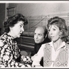 Maureen Stapleton, Michael Lombard, and Betsy von Furstenberg in rehearsal for the stage production The Gingerbread Lady
