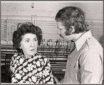 Maureen Stapleton and Charles Siebert in rehearsal for the stage production The Gingerbread Lady