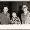 Director Robert Moore, Maureen Stapleton, and playwright Neil Simon in rehearsal for the stage production The Gingerbread Lady