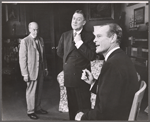 Russell Collins [left], Leif Erickson [right] and unidentified [center] in the 1958 tour of the stage production Sunrise at Campobello