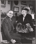 Leif Erickson and Ann Shoemaker in the 1958 tour of the stage production Sunrise at Campobello