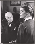 Russell Collins and Michaele Myers in the 1958 tour of the stage production Sunrise at Campobello
