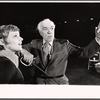 Mary Beth Hurt and Walter Abel in rehearsal for the 1975 stage production Trelawney of the "Wells"