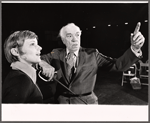 Mary Beth Hurt and Walter Abel in rehearsal for the 1975 stage production Trelawney of the "Wells"