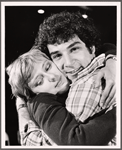 Mary Beth Hurt and Mandy Patinkin in rehearsal for the 1975 stage production Trelawney of the "Wells"