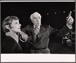 Mary Beth Hurt and Walter Abel in rehearsal for the 1975 stage production Trelawney of the "Wells"