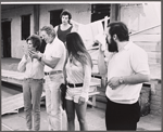 Joan Copeland, Danny Kaye, Michael Karm, Tricia O'Neil and unidentified in rehearsal for the stage production Two by Two