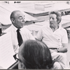 Richard Rodgers and Danny Kaye in rehearsal for the stage production Two by Two