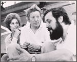 Joan Copeland, Danny Kaye and unidentified in rehearsal for the stage production Two by Two
