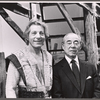 Danny Kaye and Richard Rodgers in rehearsal for the stage production Two by Two