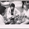 Joe Layton, Martin Charnin and Danny Kaye in rehearsal for the stage production Two by Two