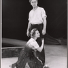 James Daly and unidentified in the stage production J.B.