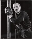 Basil Rathbone in the stage production J.B.