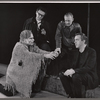 James Daly [left] Ivor Francis [right] and ensemble in the stage production J.B.