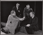 James Daly [left] Ivor Francis [right] and ensemble in the stage production J.B.