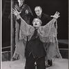 James Daly [front] Basil Rathbone and ensemble in the stage production J.B.