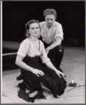 James Daly and unidentified in the stage production J.B.