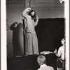 Scene from rehearsal for the stage production Jesus Christ Superstar