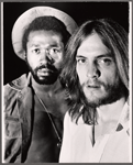 Ben Vereen and Jeff Fineholt in rehearsal for the stage production Jesus Christ Superstar