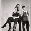 Elizabeth Seal, Denis Quilley and Clive Revill in the stage production Irma La Douce