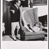 Alan King and Neva Small in rehearsal for the stage production The Impossible Years