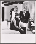 Janet Ward, Jane Elliot and Alan King in rehearsal for the stage production The Impossible Years