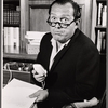 Alan King in rehearsal for the stage production The Impossible Years