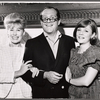 Janet Ward, Alan King and Jane Elliot in rehearsal for the stage production The Impossible Years