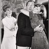 Janet Ward, Alan King and Jane Elliot in rehearsal for the stage production The Impossible Years