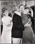 Janet Ward, Alan King and Jane Elliot in rehearsal for the stage production The Impossible Years