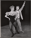 Helen Wood and Harold Lang in the stage production Ziegfeld Follies of 1957