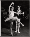 Claire Sombert and Michel Bruel in rehearsal for the touring production Victor Borge in Concert