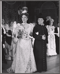 Patricia Kelly, Jack Harrold [center] and unidentified others in the stage production The Unsinkable Molly Brown