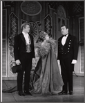 Harve Presnell, Tammy Grimes and Christopher Hewett in the stage production The Unsinkable Molly Brown