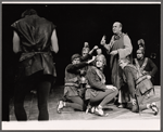 Howard Da Silva [third from right] and unidentified others in the stage production The Unknown Soldier and His Wife