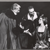 Eduard Franz, Alfred Drake and Joan Greenwood in the stage production Those That Play the Clowns