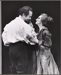 Alfred Drake and Joan Greenwood in the stage production Those That Play the Clowns