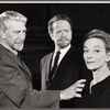 Eduard Franz, Alfred Drake and Joan Greenwood in rehearsal for the stage production Those That Play the Clowns