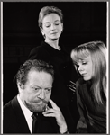 Alfred Drake, Joan Greenwood and Fredricka Weber in rehearsal for the stage production Those That Play the Clowns