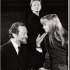 Alfred Drake, Joan Greenwood and Fredricka Weber in rehearsal for the stage production Those That Play the Clowns