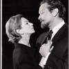 Joan Greenwood and Alfred Drake in rehearsal for the stage production Those That Play the Clowns