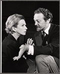 Alfred Drake and Joan Greenwood in rehearsal for the stage production Those That Play the Clowns