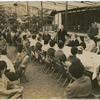 Martha Graham speaking at an outdoor event in Japan