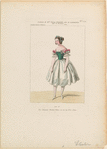 Costume de Melle. Fanny Essler [sic], rôle de Lauretta, dans La tarentule.